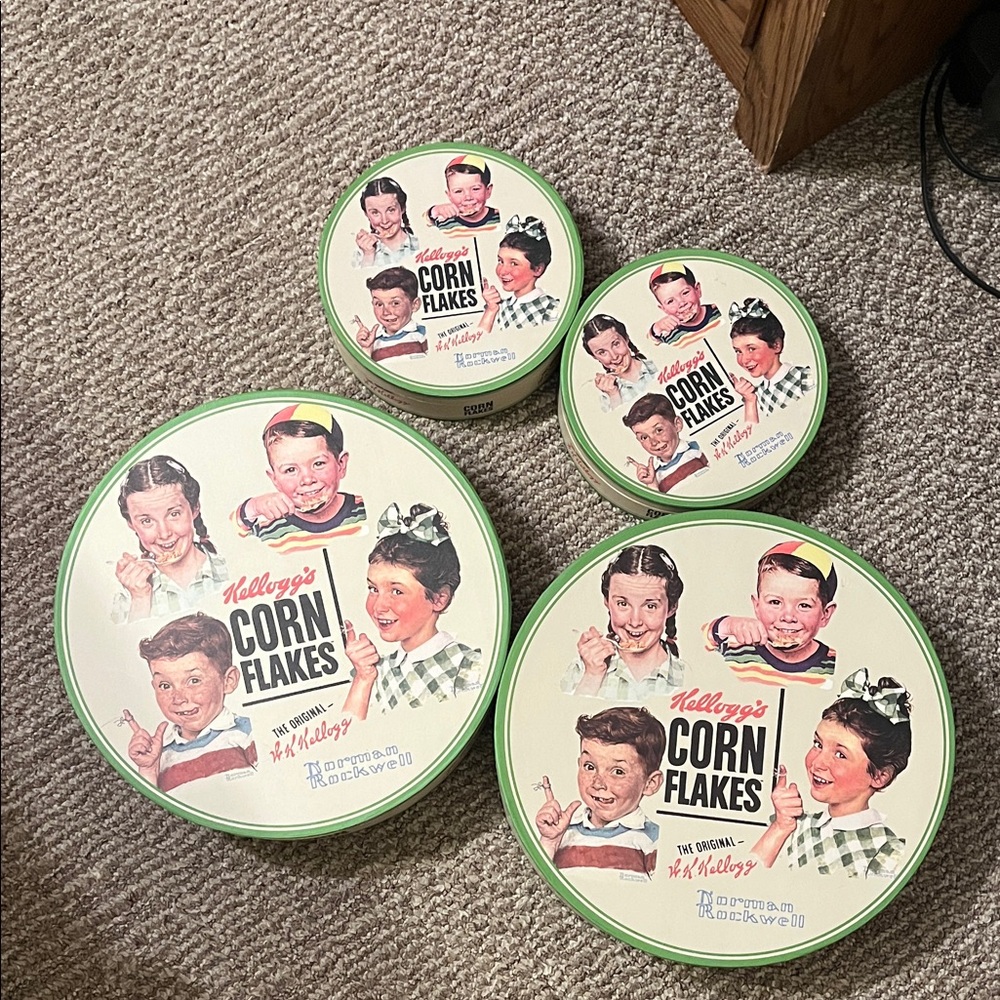 Kellogg's Corn Flakes Vintage Set. Set  of 16